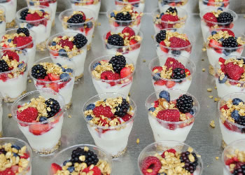 Breakfast catering - Yoghurt Parfait