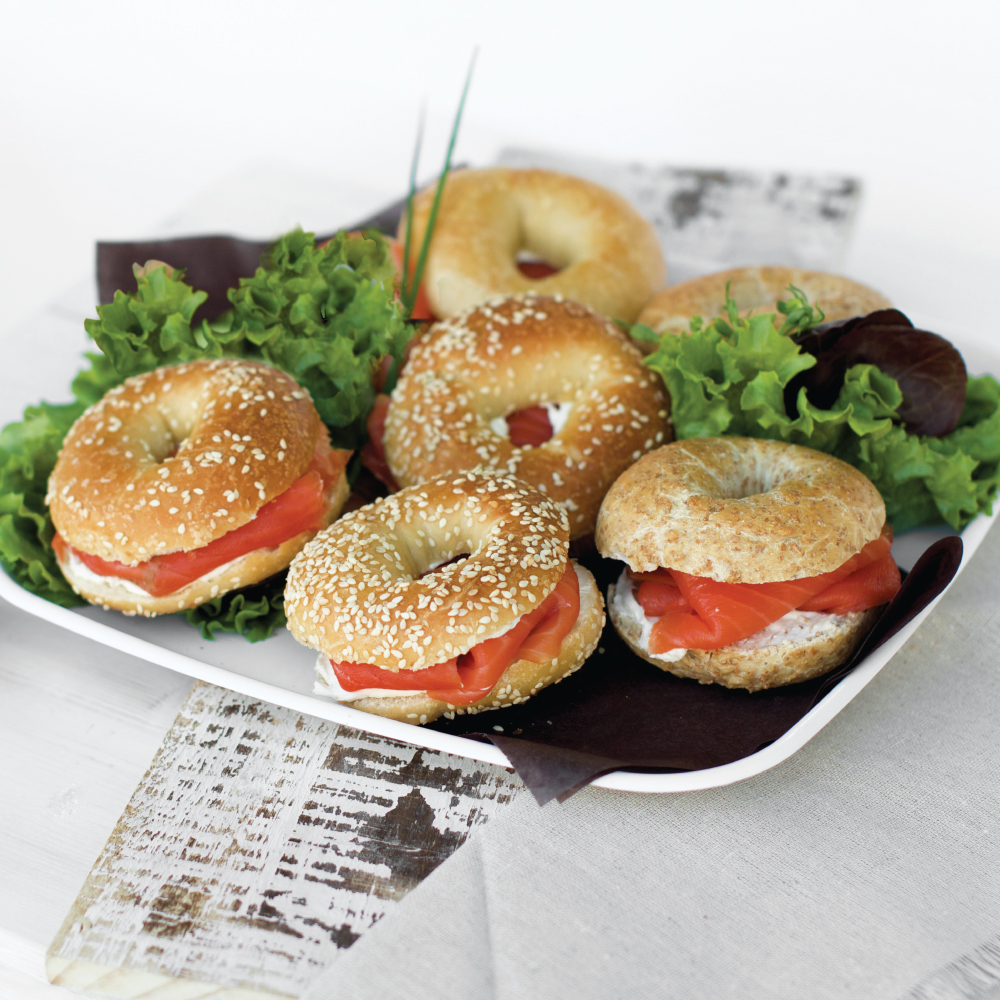 Mini Bagels & Lox For Corporate & Event Catering